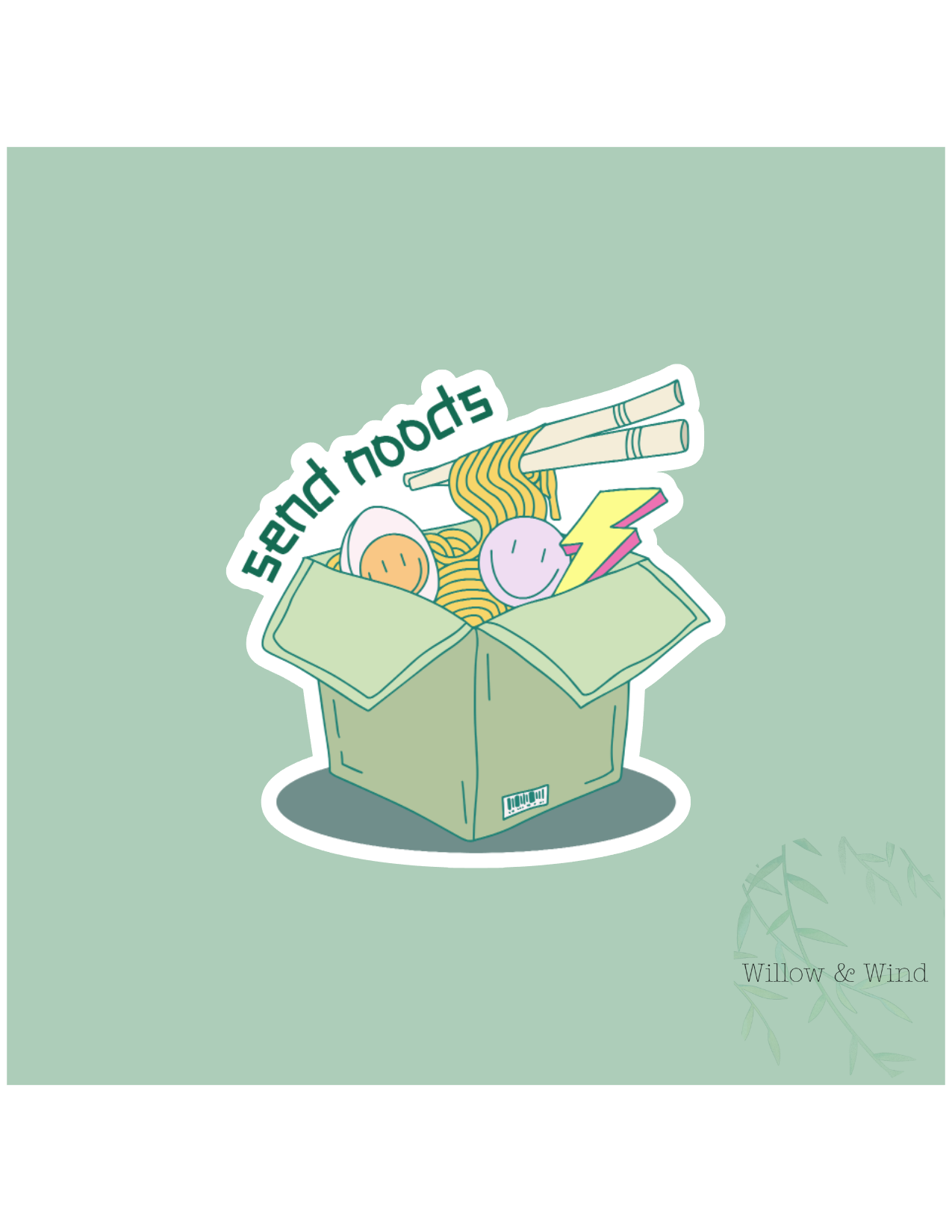 Send Noods Sticker