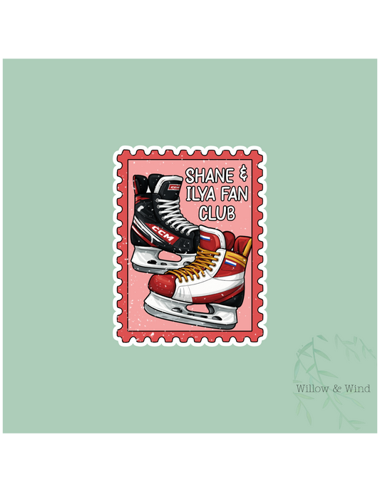 Shane and Ilya Fan Club Stamp - Heated Rivalry Sticker