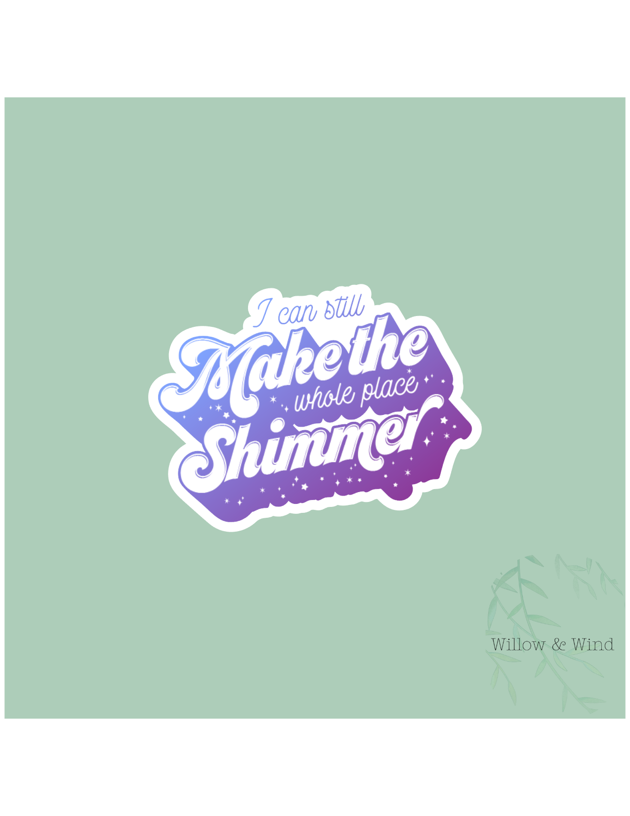 Shimmer Sticker