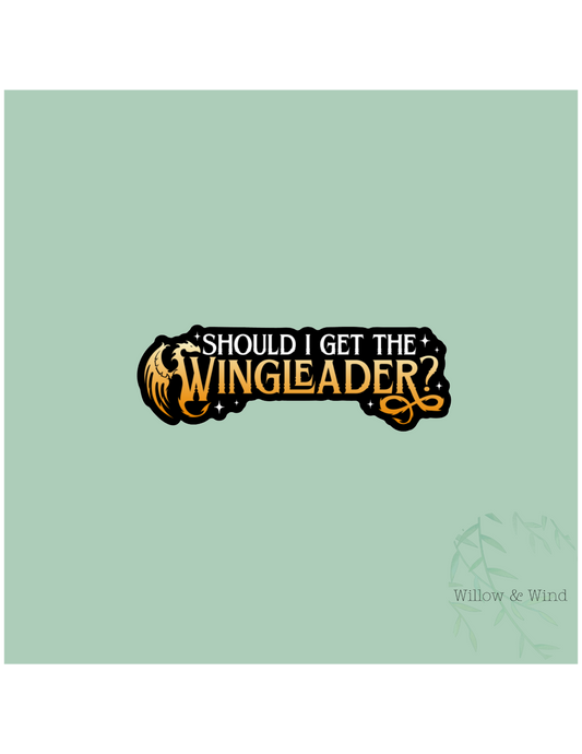 Get The Wingleader - Fourth Wing Sticker