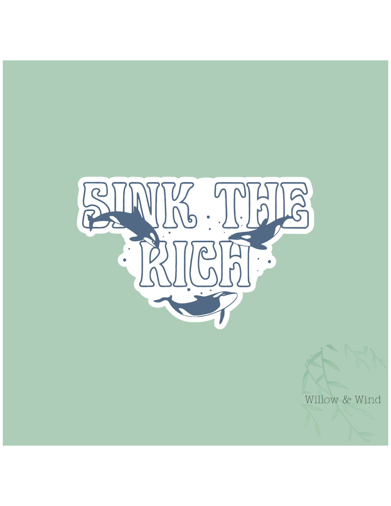 Sink The Rich Sticker