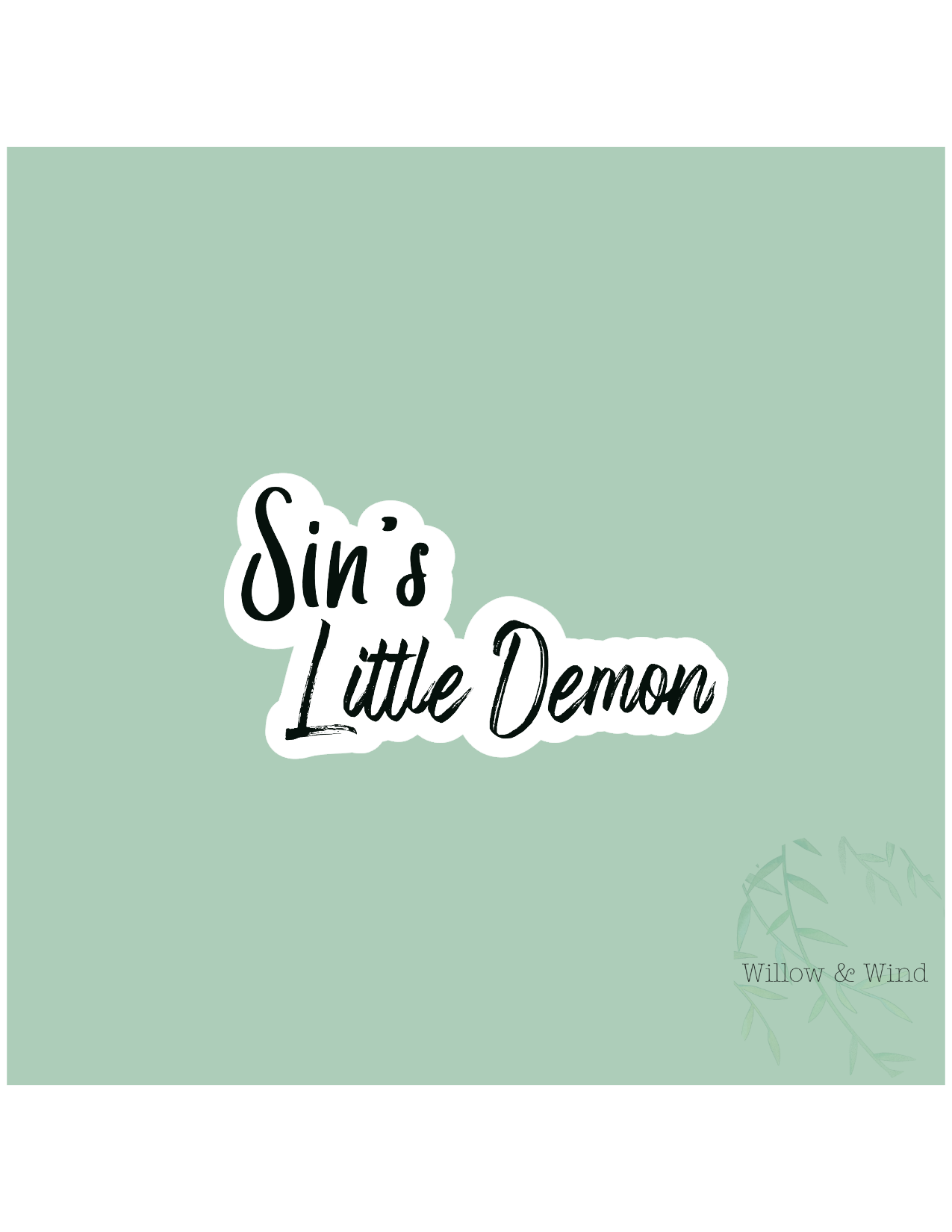 Sin's Little Demon - Bookish Sticker