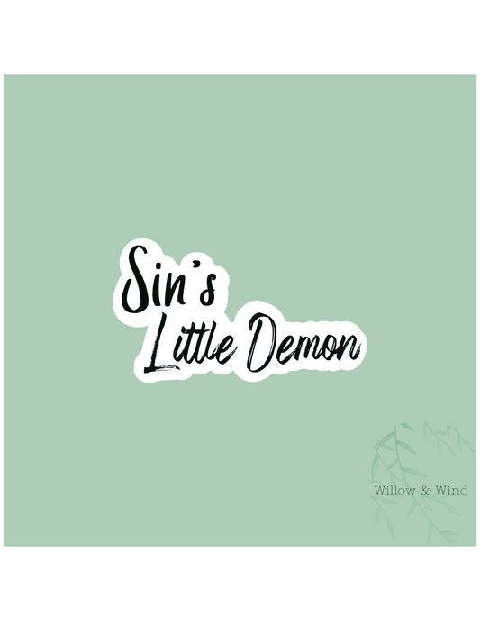 Sin's Little Demon - Bookish Sticker