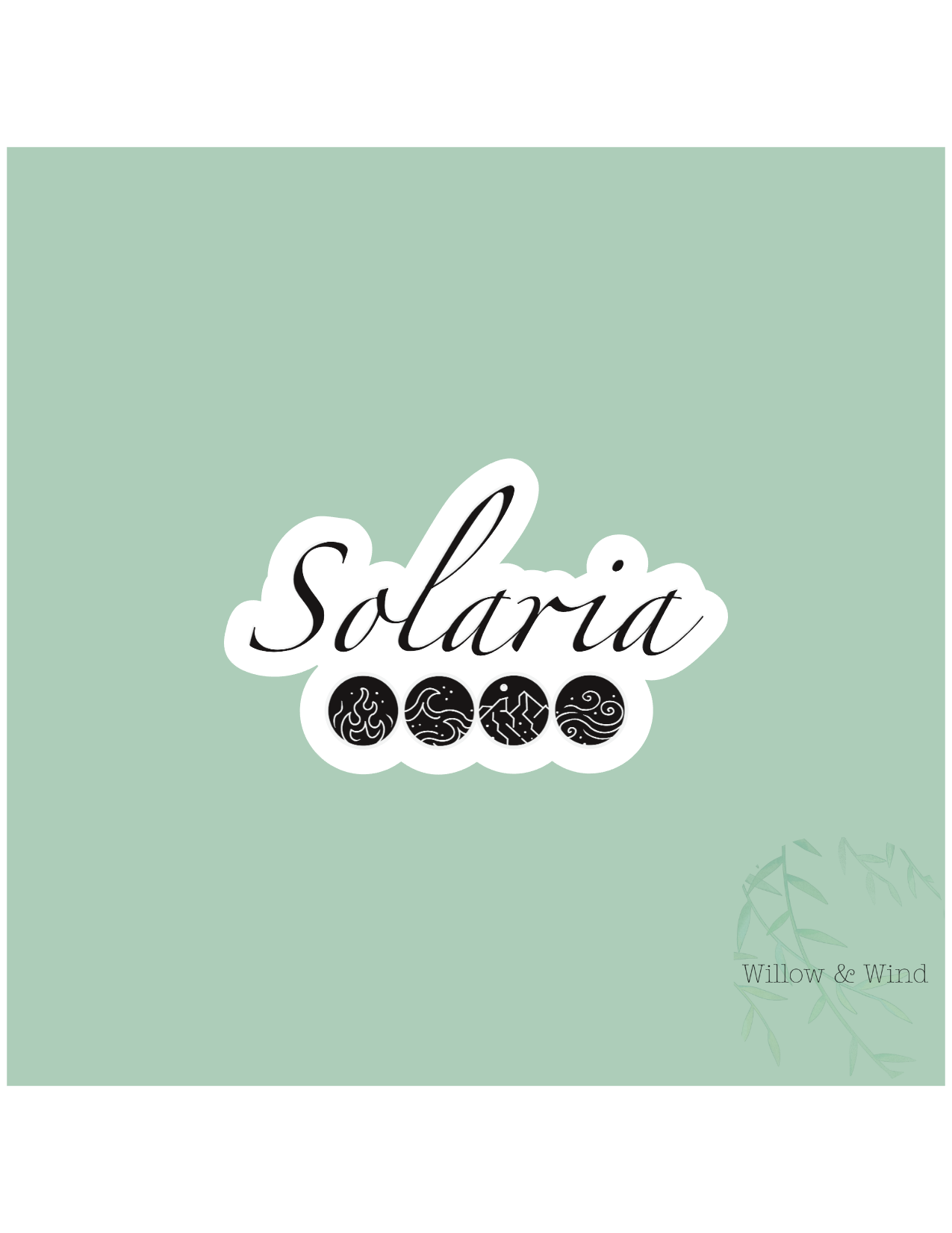 Solaria - Bookish Sticker