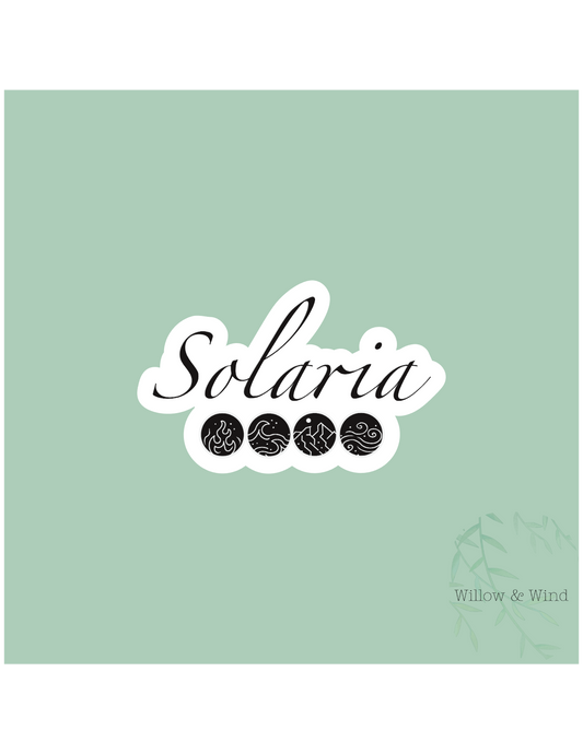 Solaria - Bookish Sticker