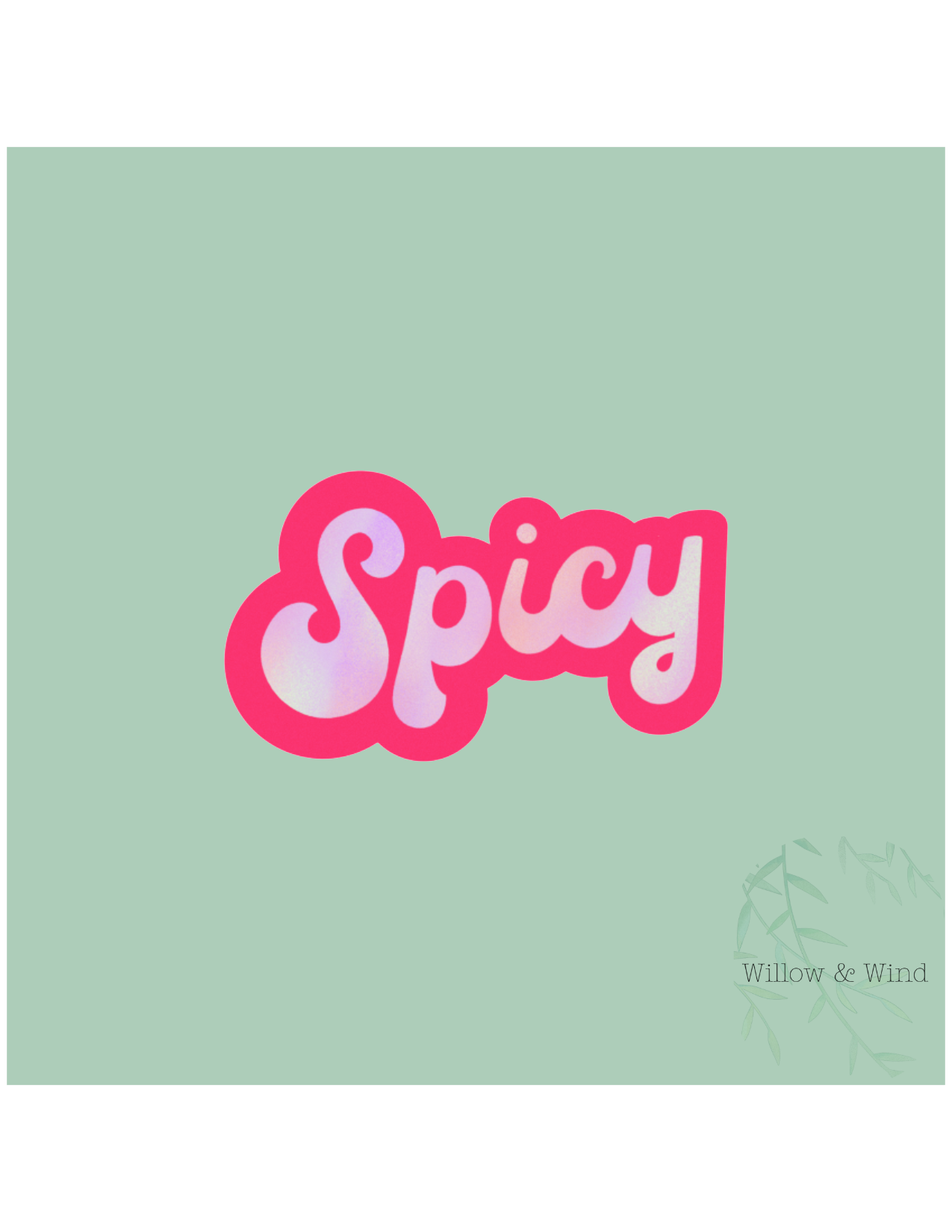 Spicy - Bookish Sticker