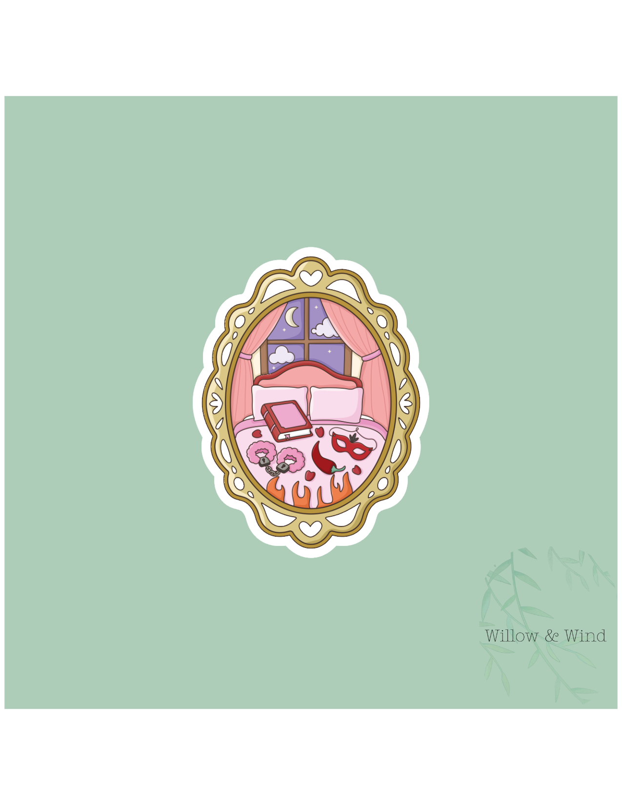 Spicy Frame - Bookish Sticker