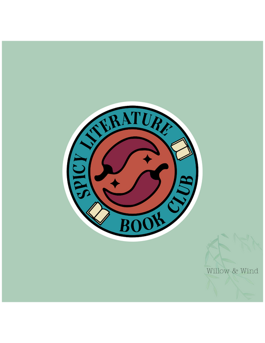 Spicy Literature Book Club - Bookish Sticker