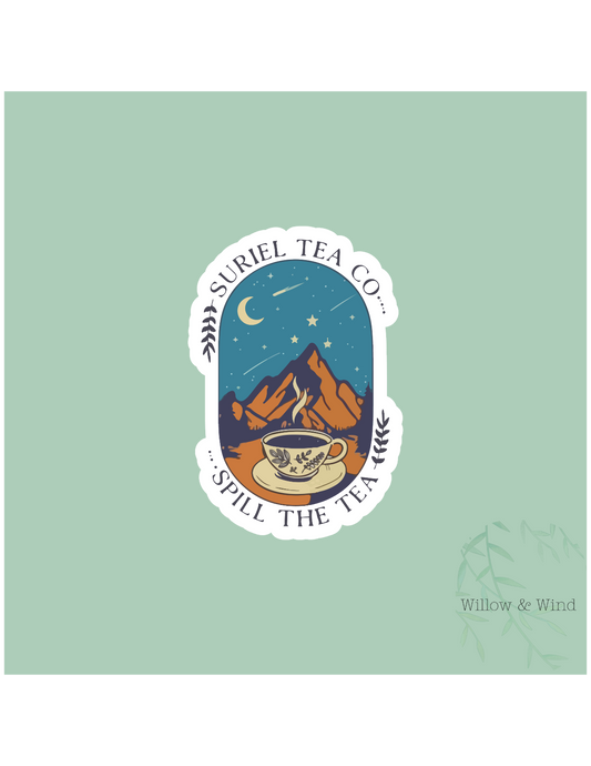 Suriel Tea Co - A Court of Thorns and Roses Sticker