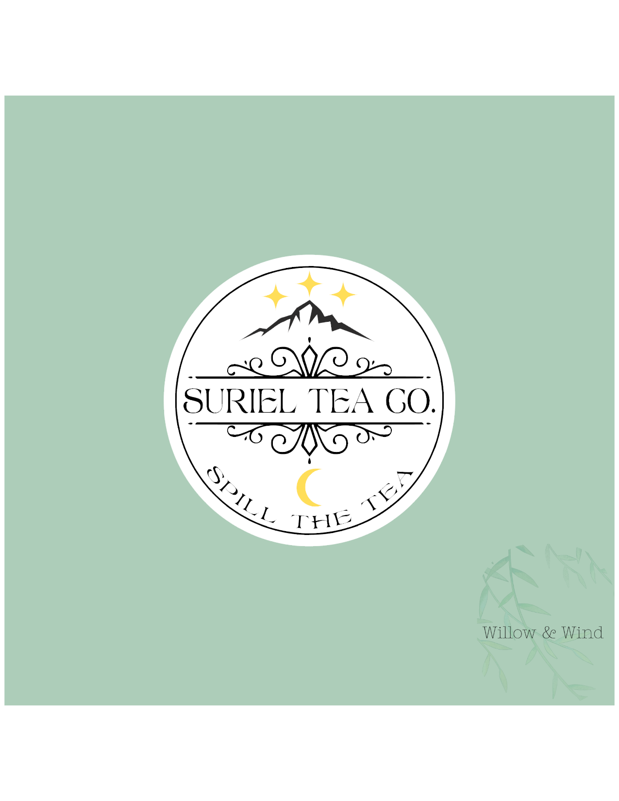 Suriel Tea Co - A Court of Thorns and Roses Sticker