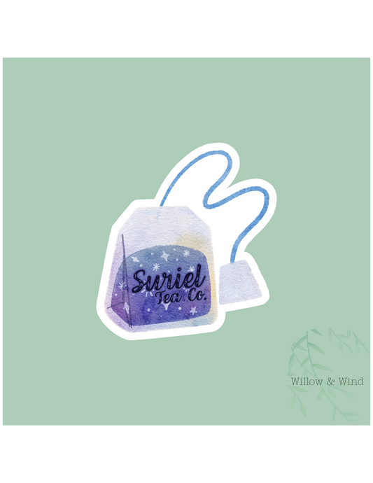 Suriel Tea Co Teabag - A Court of Thorns and Roses Sticker