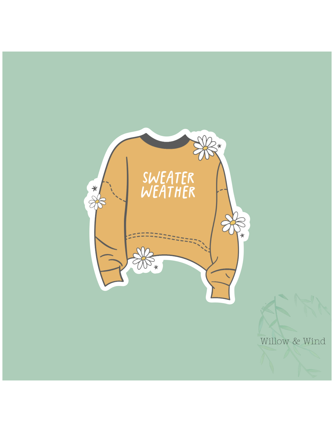 Sweater Weather Sticker