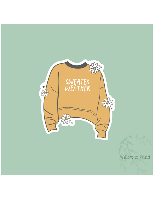 Sweater Weather Sticker