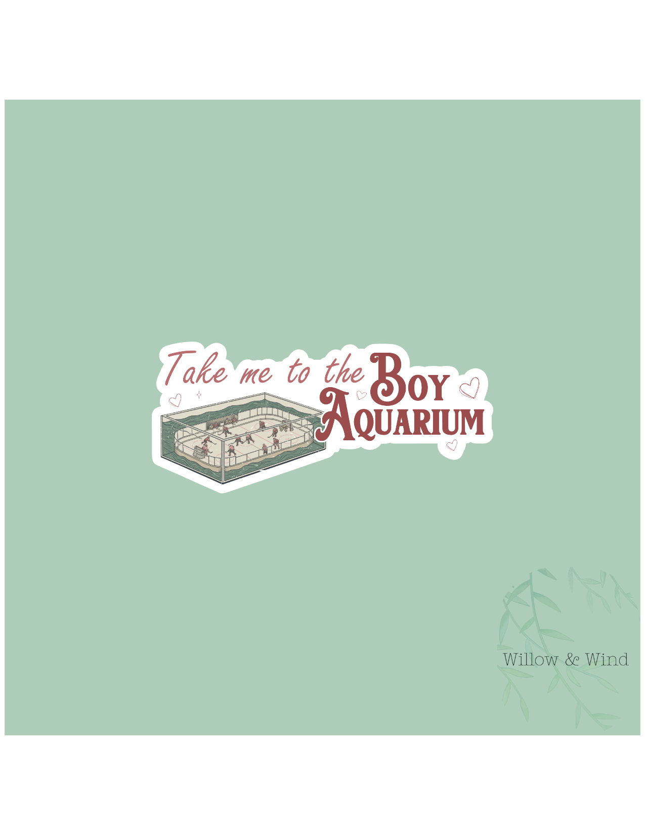Take Me To The Boy Aquarium - Heated Rivalry Sticker