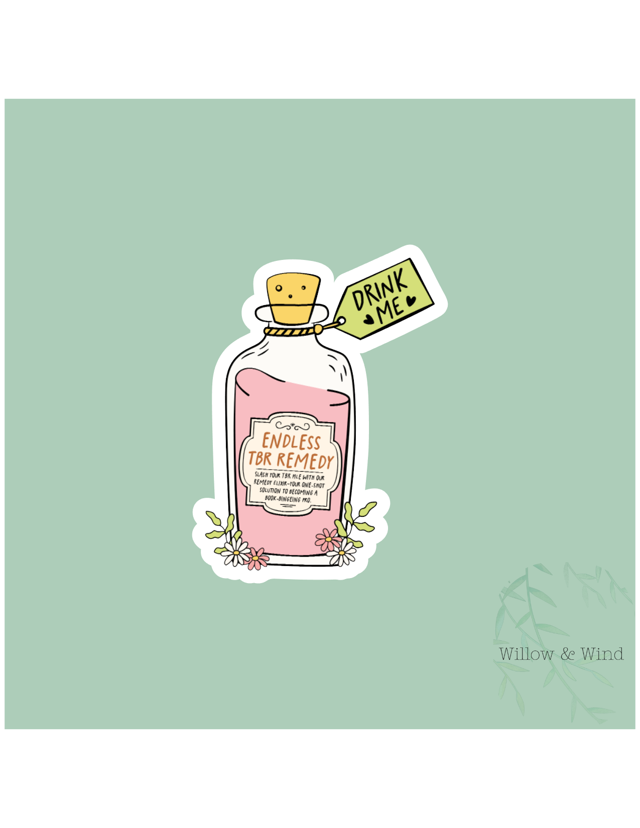 Endless Remedy - Bookish Sticker