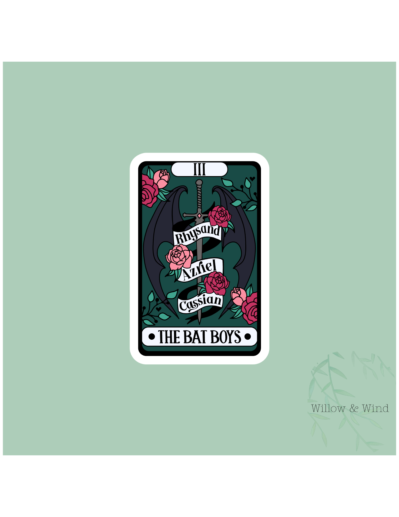 The Bat Boys - A Court of Thorns and Roses Sticker