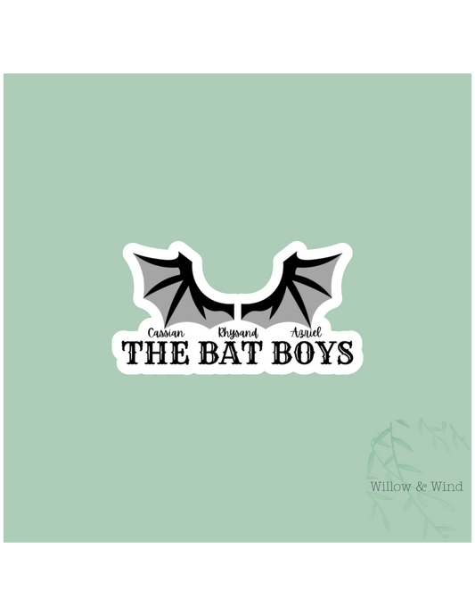 The Bat Boys Names - A Court of Thorns and Roses Sticker