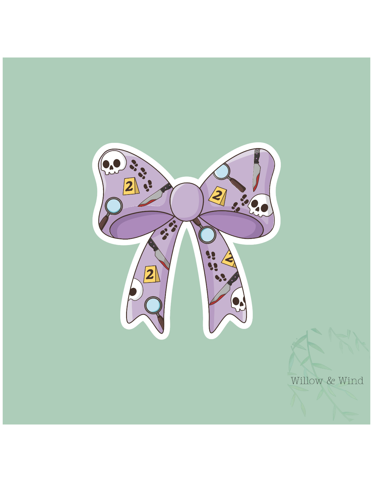 Thriller Bow - Bookish Sticker