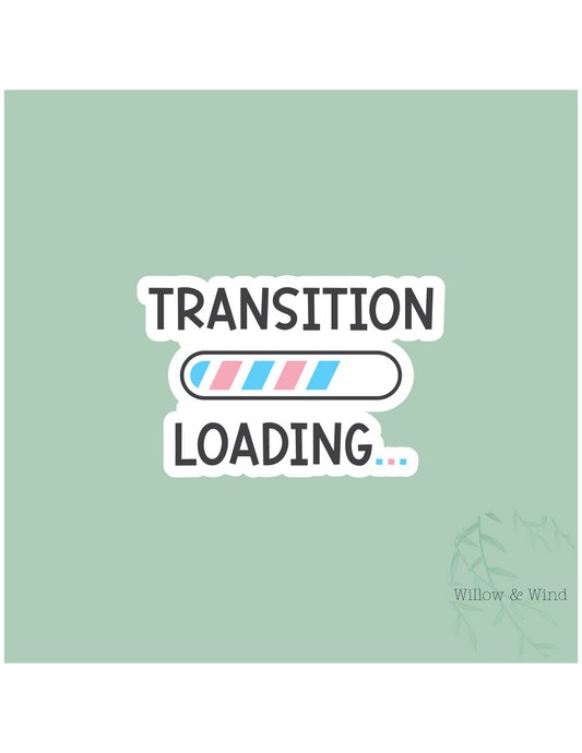 Transition Loading - LGBTQ Sticker
