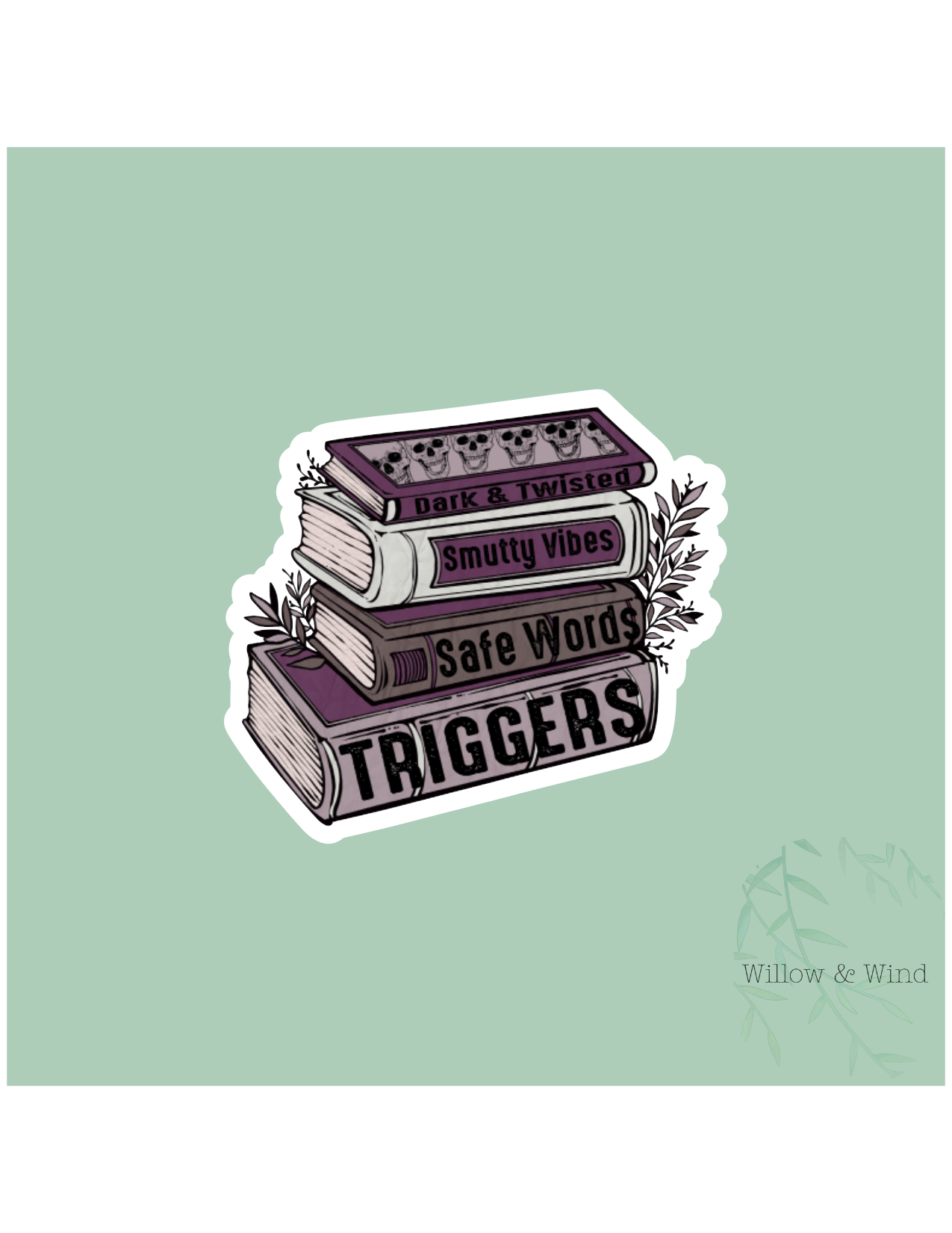 Triggers - Bookish Sticker