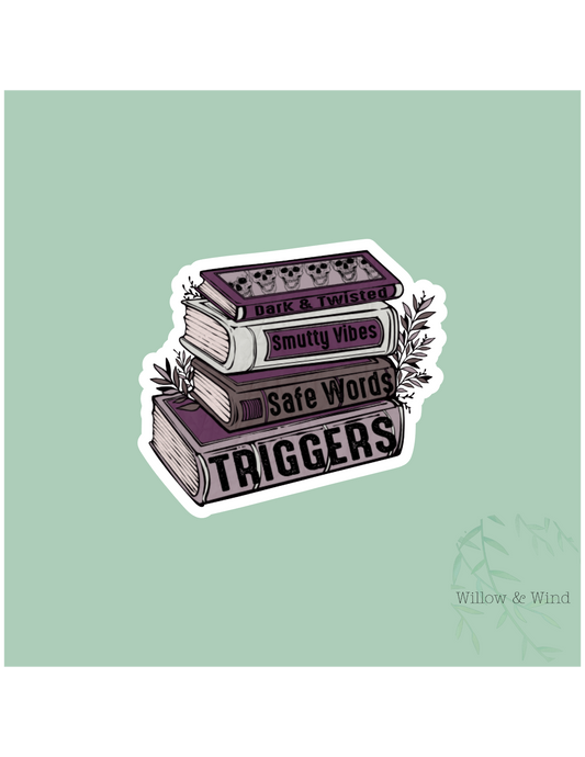 Triggers - Bookish Sticker