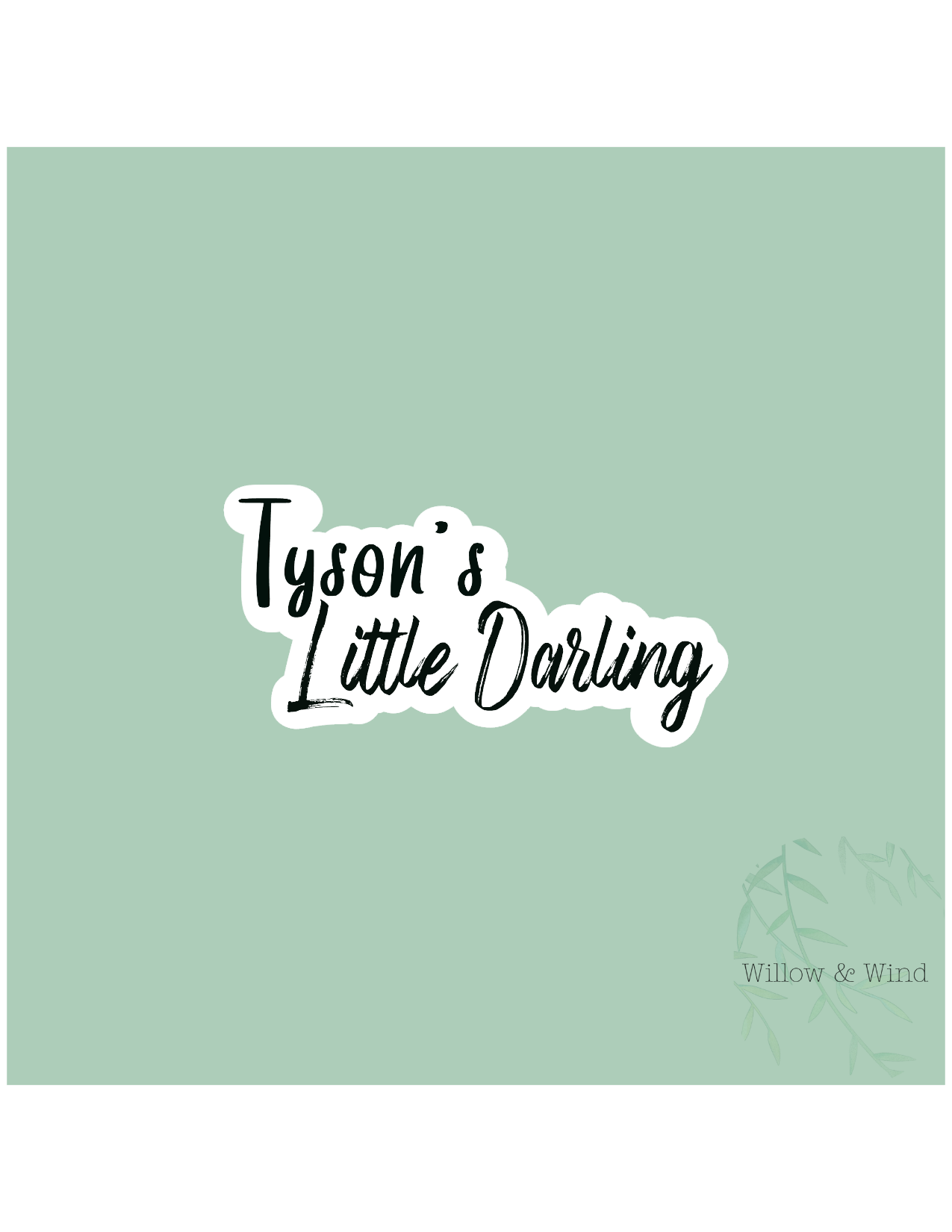 Tyson's Little Darling - Bookish Sticker