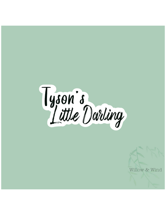 Tyson's Little Darling - Bookish Sticker
