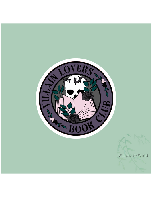 Villain Lovers Book Club - Bookish Sticker