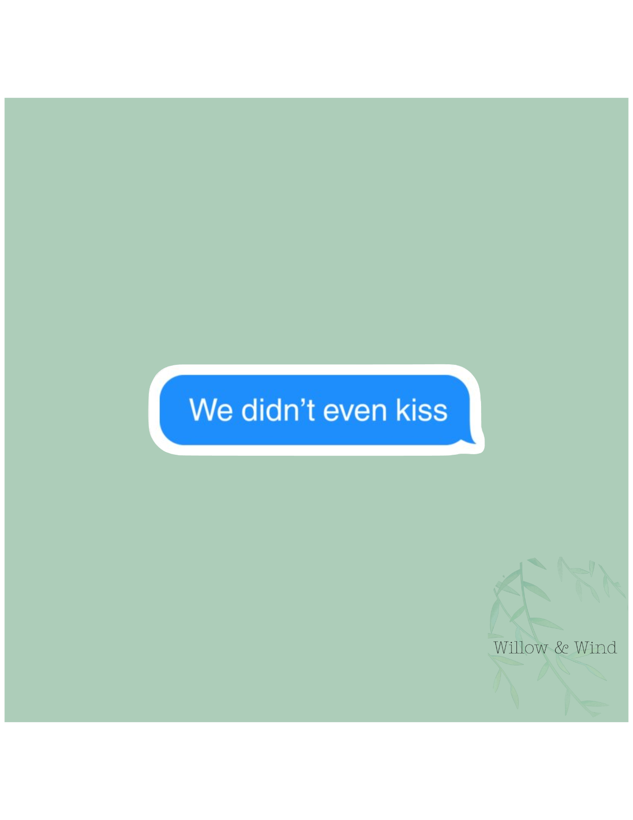 We Didn't Even Kiss - Heated Rivalry Sticker