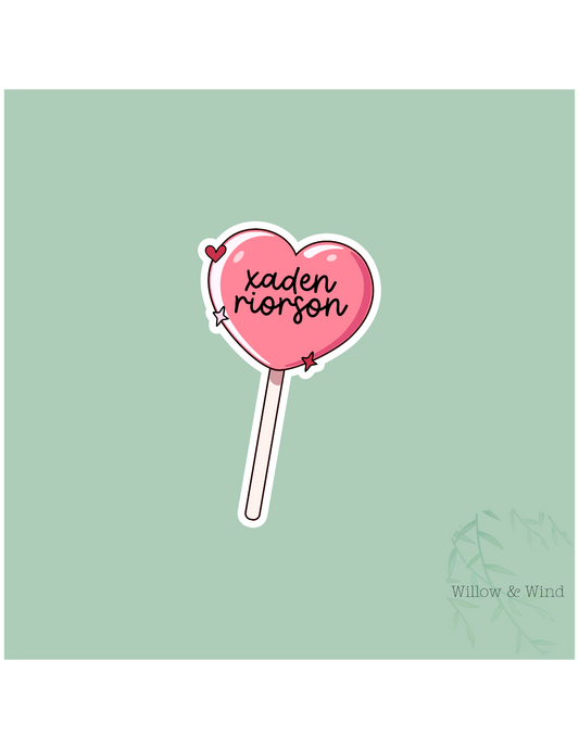 Xaden Lolli - Fourth Wing Sticker